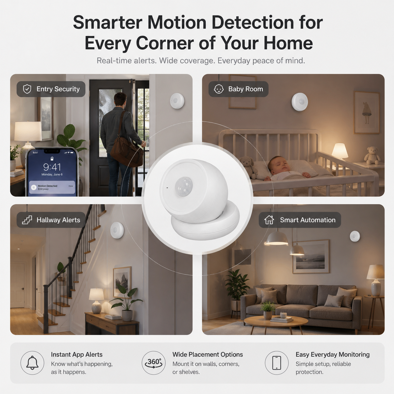 Zigbee PIR Motion Sensor smart irrigation product image 5