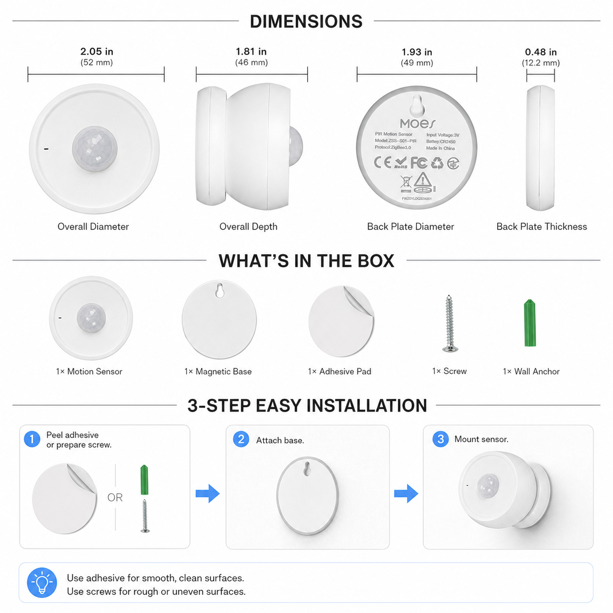 Zigbee PIR Motion Sensor smart irrigation product image 8