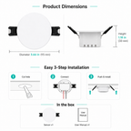 Zigbee Recessed mmWave Presence Sensor smart irrigation product image 8