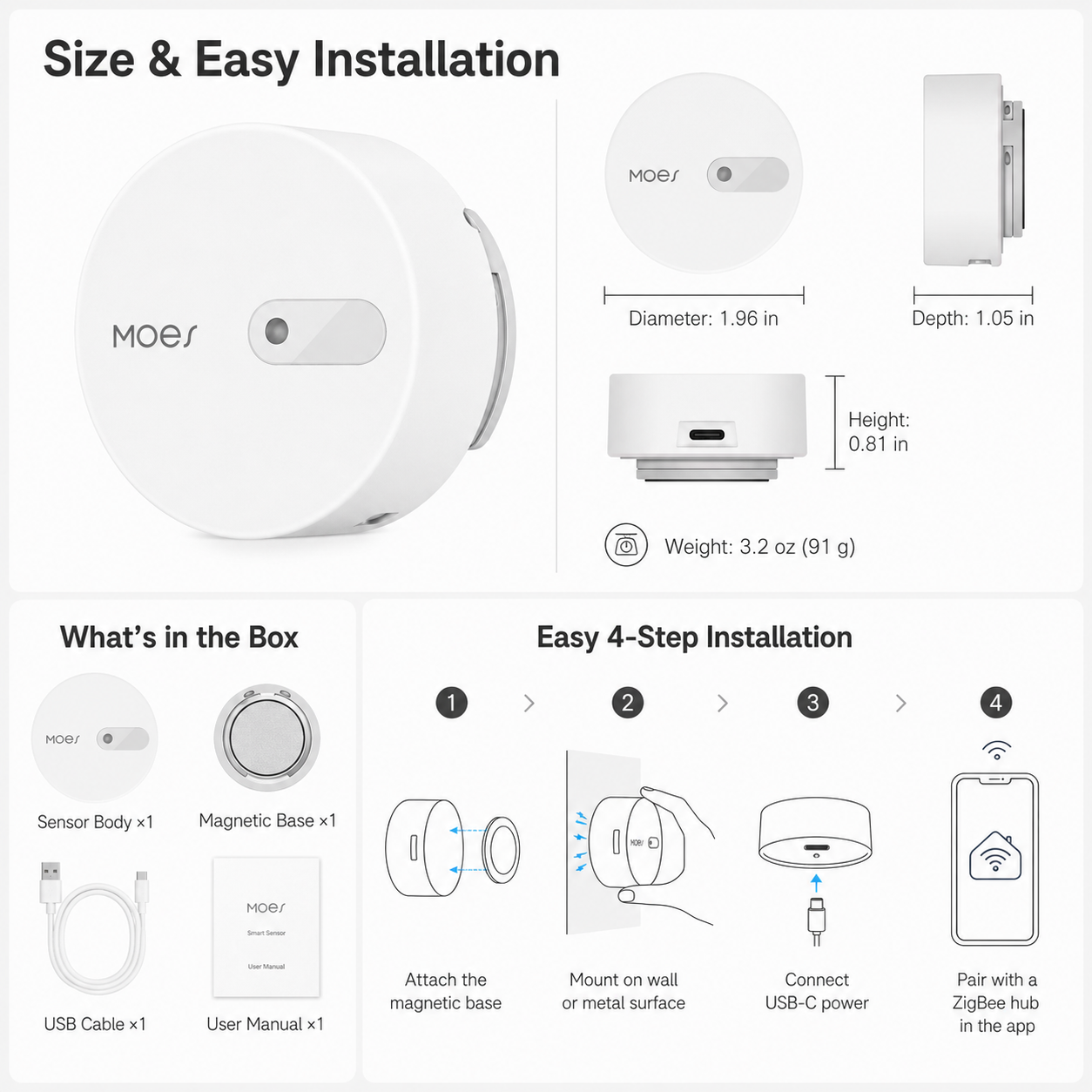 Zigbee 24GHz mmWave Presence Sensor smart irrigation product image 8