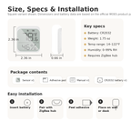 Zigbee Temperature & Humidity Sensor with LCD smart safety and security product image 8