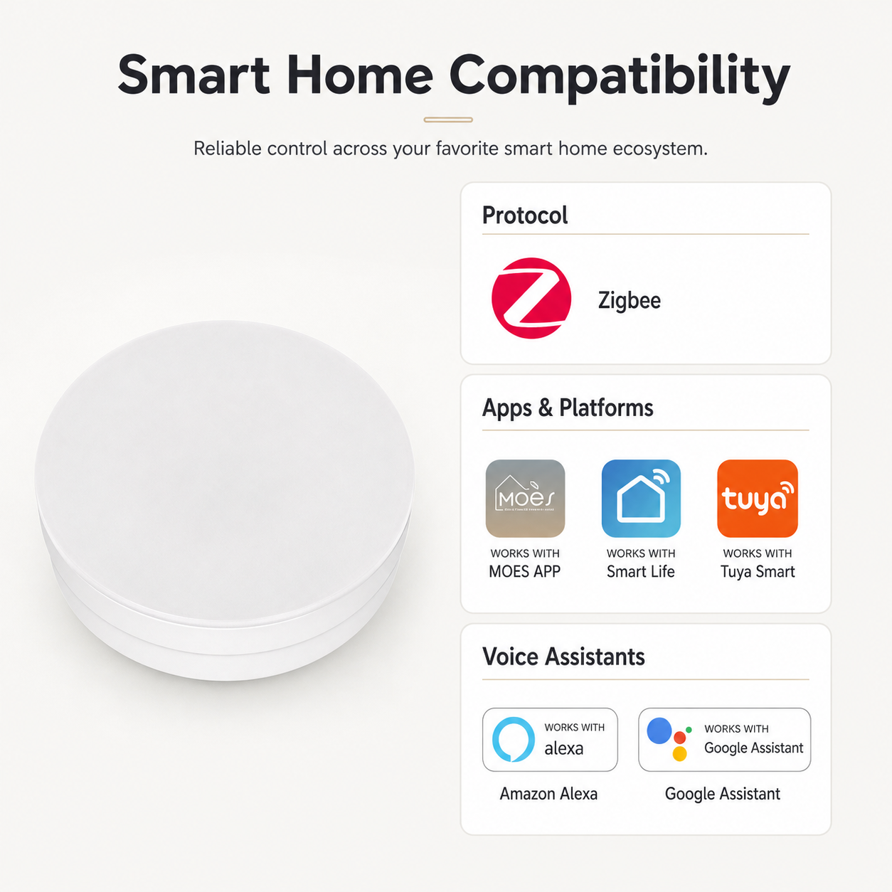 Zigbee GX53 Smart Puck Light smart irrigation product image 9