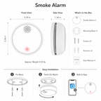Zigbee Smoke Detector Alarm smart irrigation product image 8