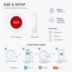 Zigbee SOS Emergency Button smart safety and security product image 8