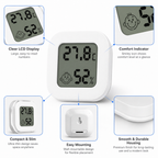 Zigbee Temperature & Humidity Monitor smart safety and security product image 6