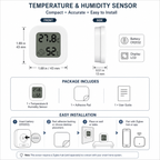 Zigbee Temperature & Humidity Monitor smart safety and security product image 8