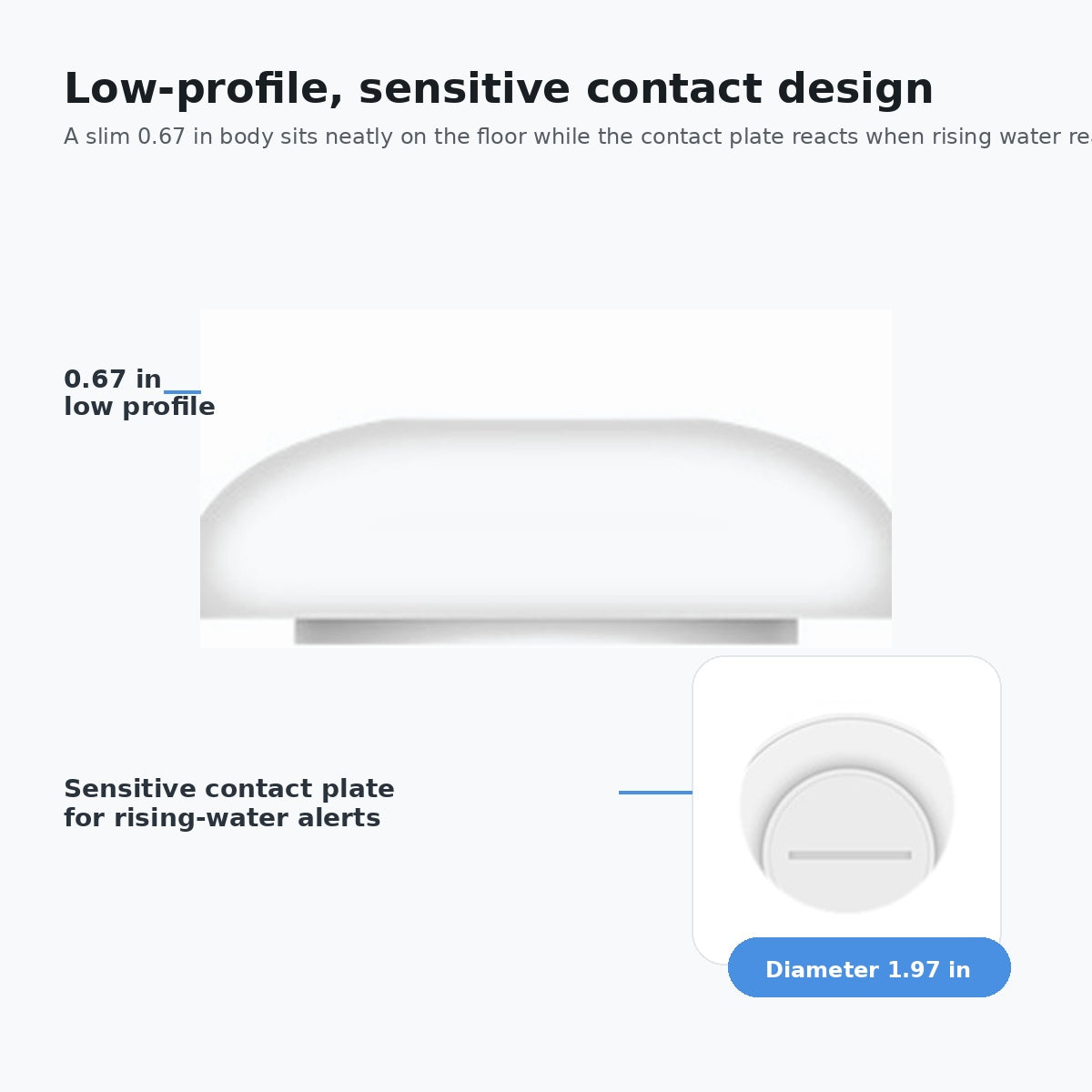 Zigbee IP66 Water Leak Sensor smart irrigation product image 7