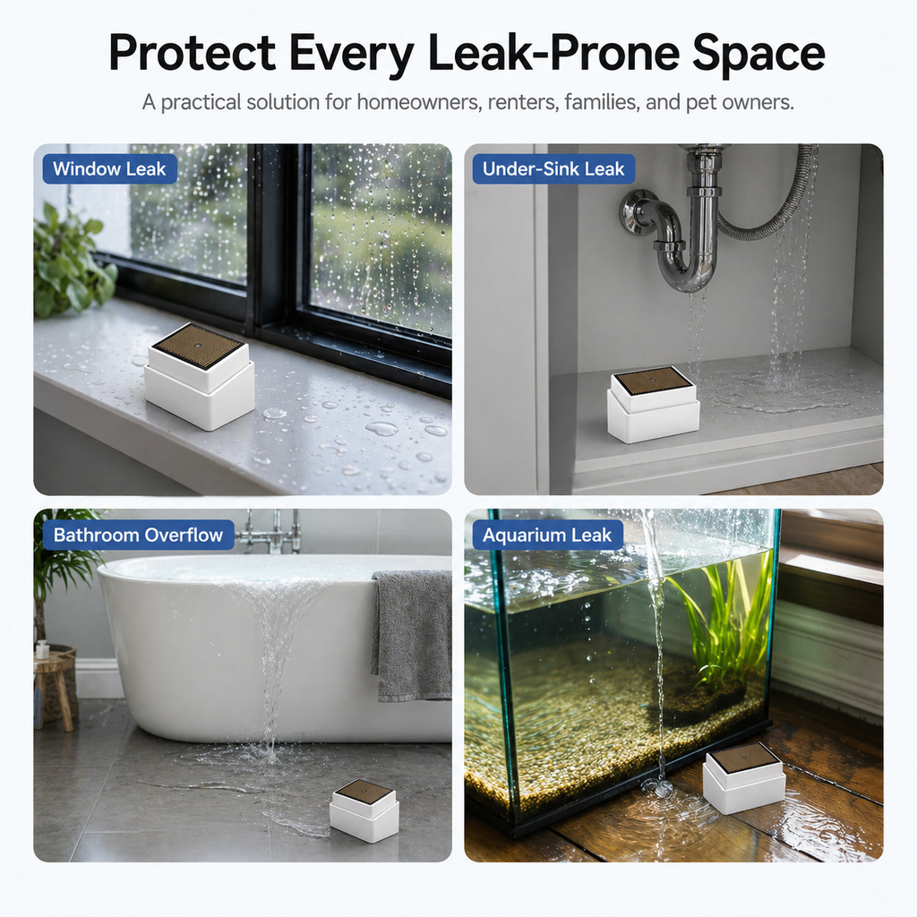 Zigbee Water Leak Sensor smart irrigation product image 5