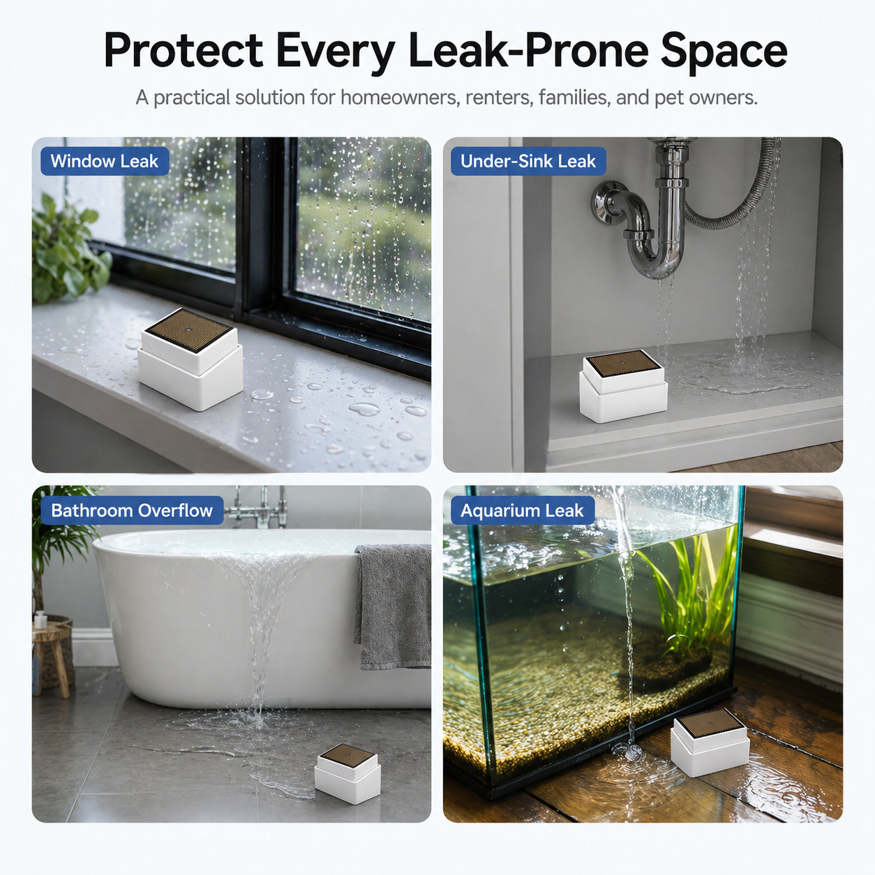 Zigbee Water Leak Sensor smart irrigation product image 5
