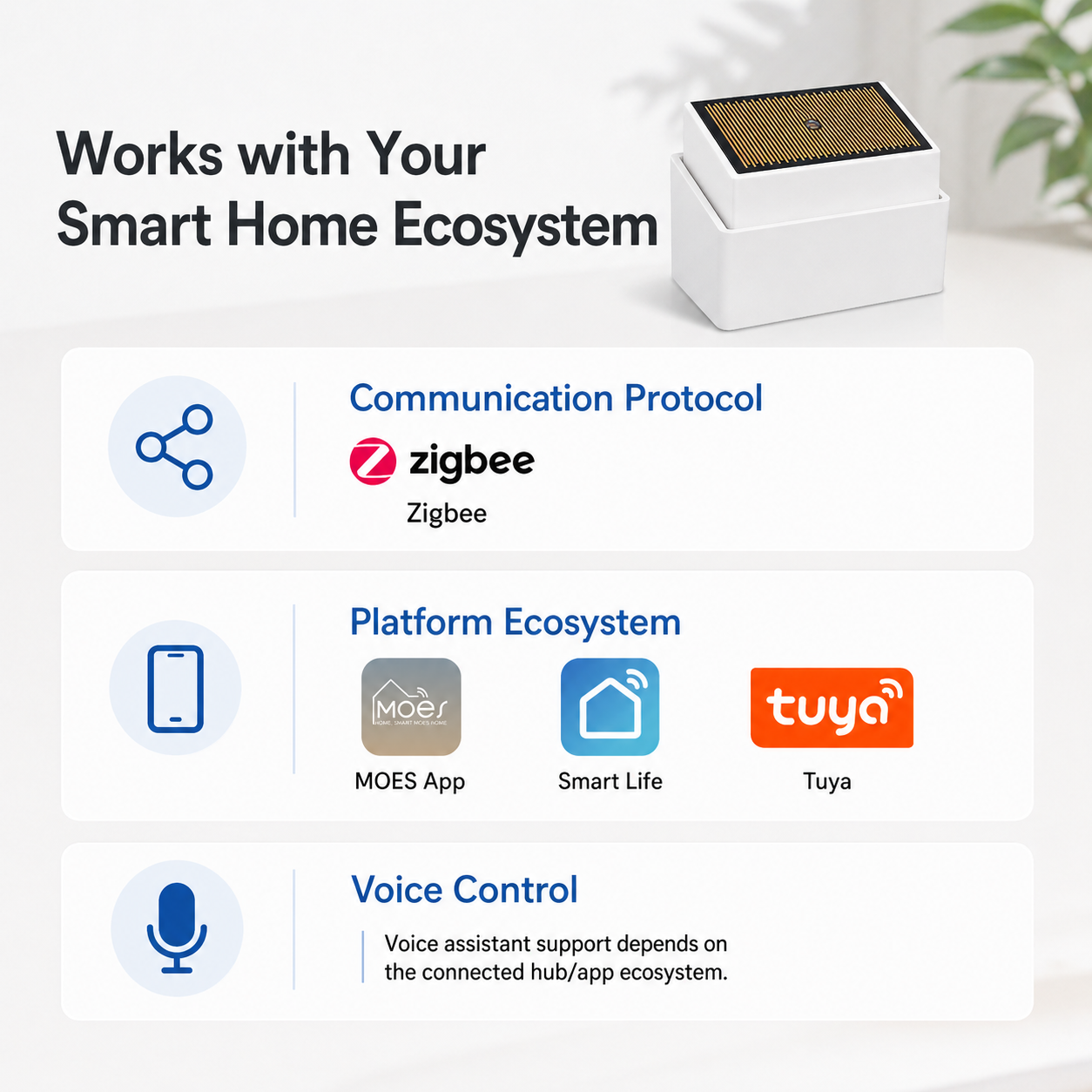 Zigbee Water Leak Sensor smart irrigation product image 9